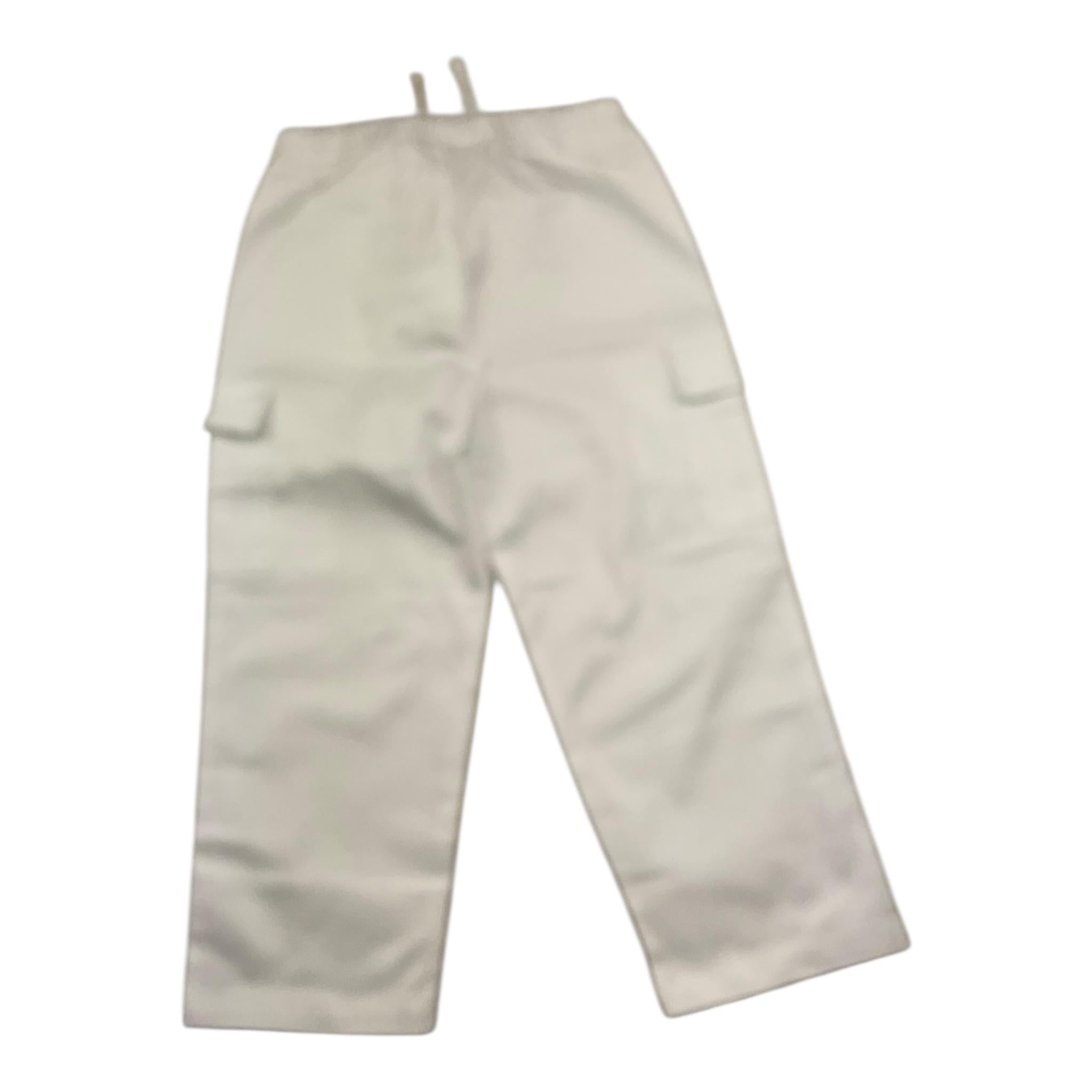 M+E' Pantalone Tinta Unita con Elastico In Vita per Bambino UEM0531 BIANCO M+E' 