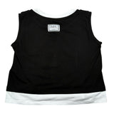 Imperial Top Giromanica Tinta Unita con Profili In Contrasto per Bambina MO15032G75 NERO IMPERIAL 