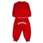 John Richmond Completo 2 Pezzi Felpa-Pantalone Tinta Unita per Neonato RIP26136CF ROSSO JOHN RICHMOND 