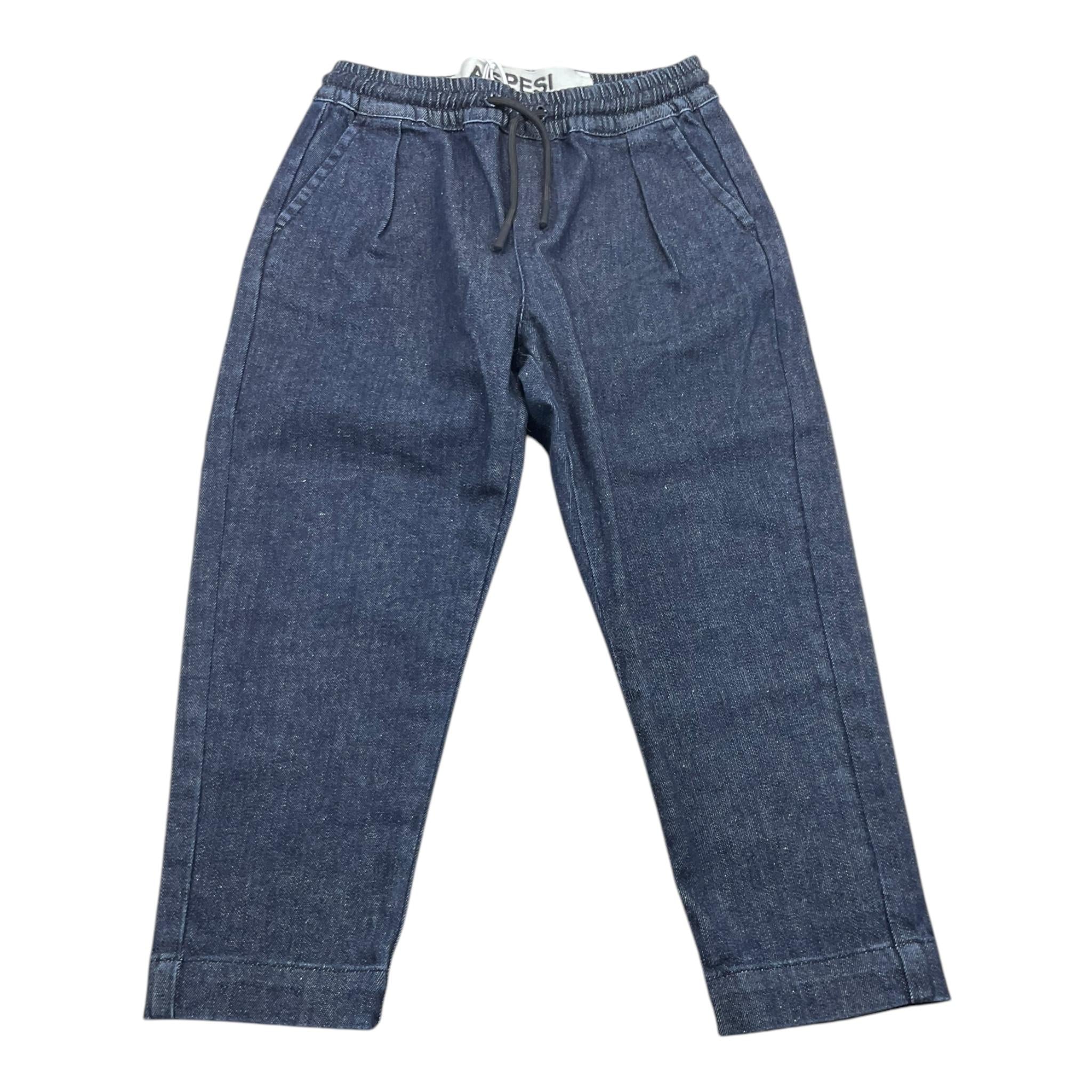 ASPESI jeans tinta unita con elastico in vita Blu per Bambino F24050PLJ0046 BLU ASPESI 