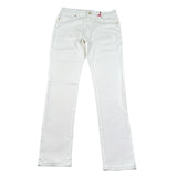 Kaos Pantalone Tinta Unita con Girovita Regolabile per Bambina KS186 BIANCO KAOS 