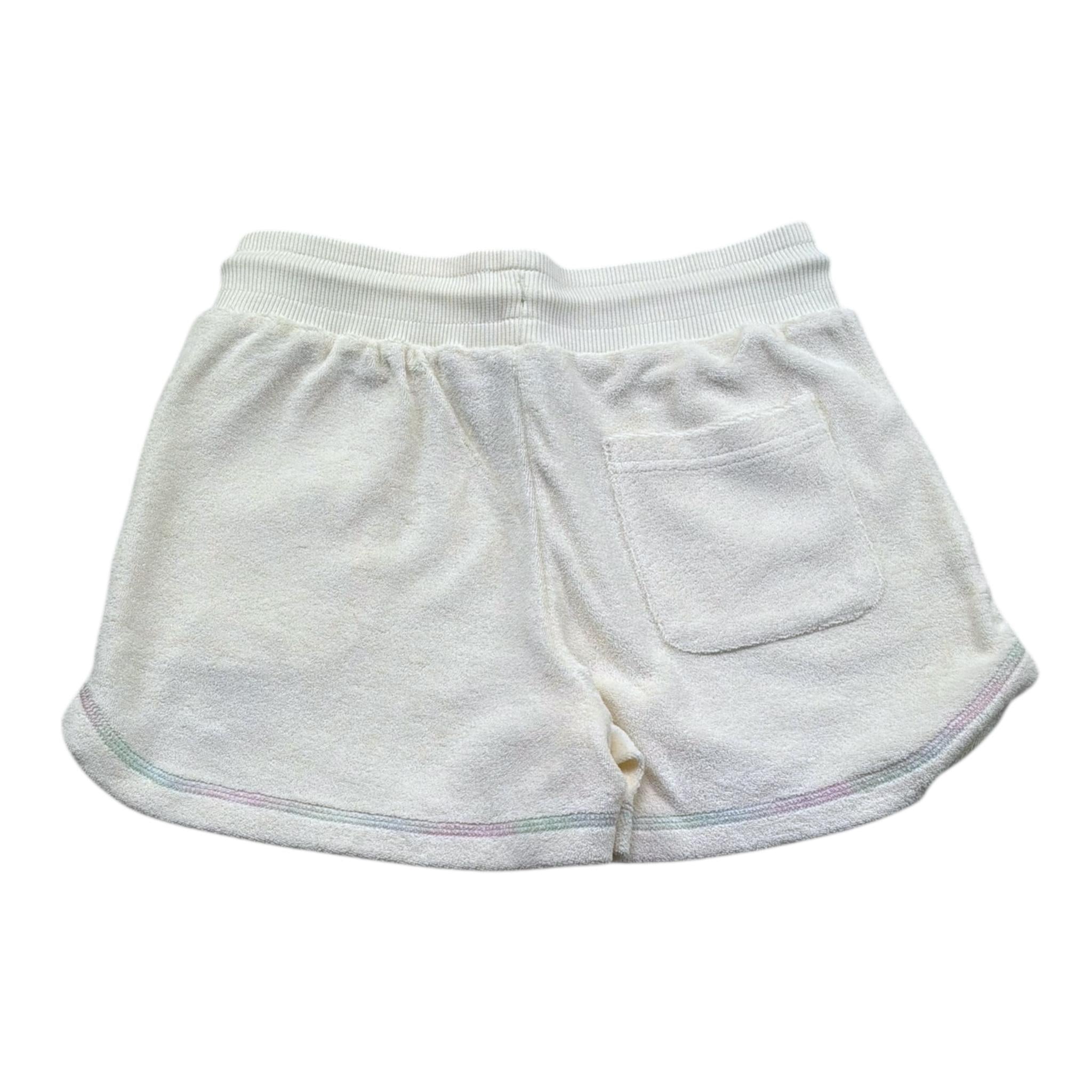 Juicy Couture Short Tinta Unita con Stampa per Bambina JBX6525 PANNA JUICY COUTURE 