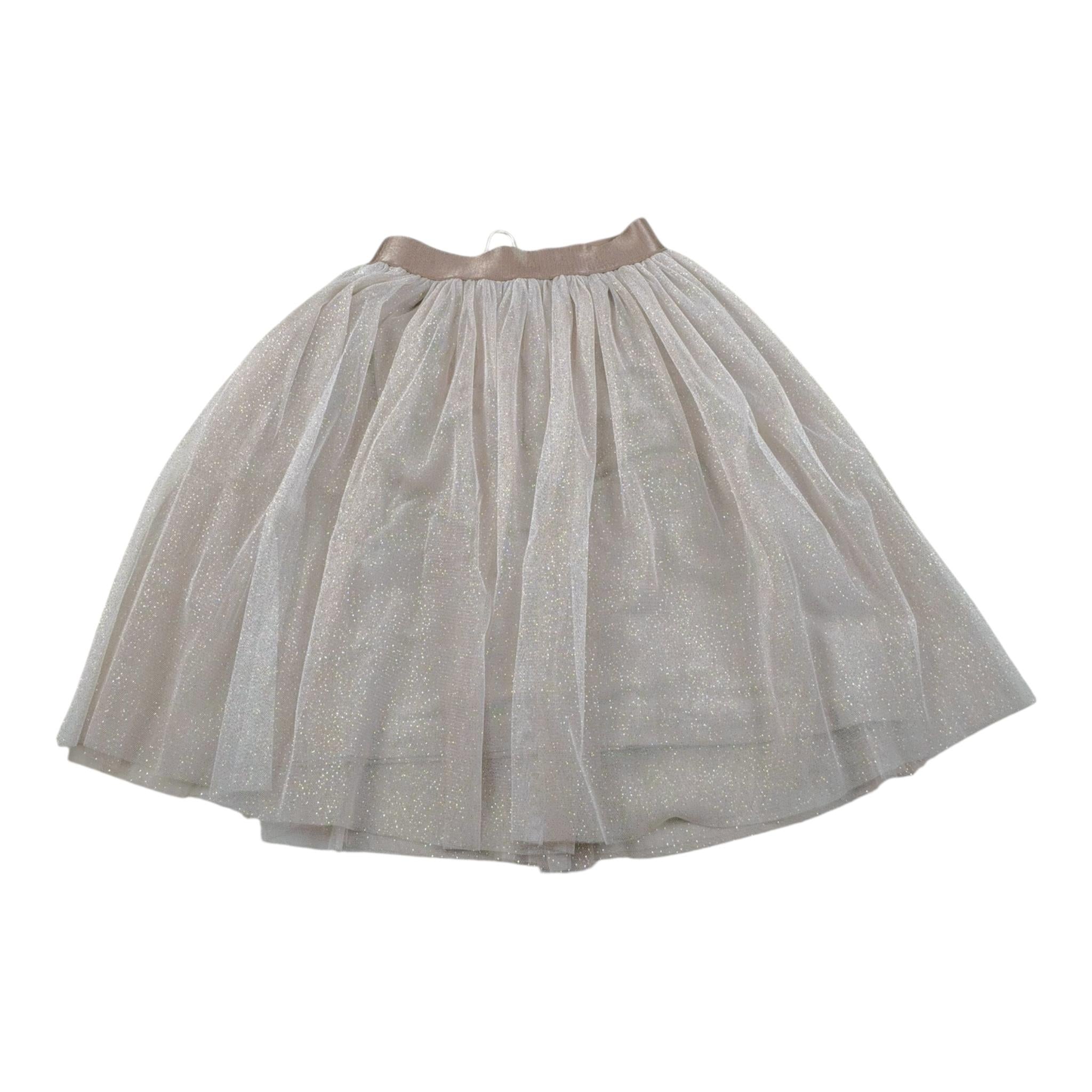 Caffe' D'Orzo Gonna Tinta Unita con Tulle per Neonata ZW7A04 AVORIO CAFFE' D'ORZO 