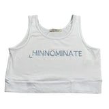 Hinnominate Top Tinta Unita con Stampa per Bambina 3646TY00281X BIANCO HINNOMINATE 