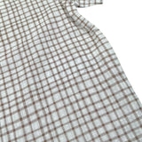 Petit Indi Camicia Tinta Unita con Fantasia A Quadri per Bambino SS25BK7427X BIANCO PETIT INDI 