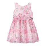 Abel & Lula Abito Mezza Manica tinta unita con Tulle Rosa per Bambina 5044 ROSA ABEL & LULA 