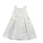 Simonetta Abito Cerimonia Tinta Unita Giromanica per Bambina 1K1332 BIANCO SIMONETTA 