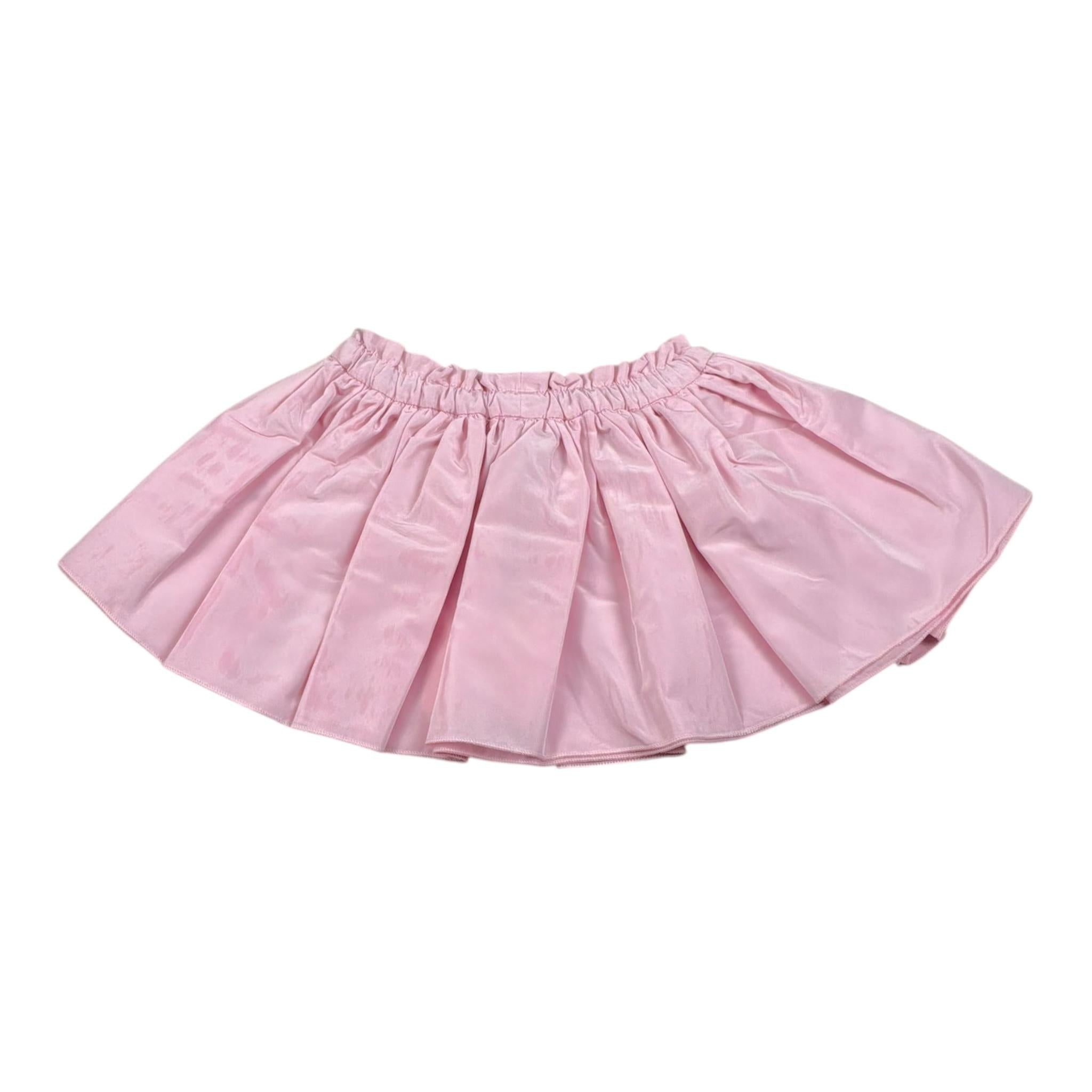 A' La Page Gonna Tinta Unita con Elastico In Vita per Neonata AL04 ROSA A' LA PAGE 