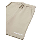 Dsquared2 Bermuda In Tuta Tinta Unita con Stampa per Bambino DQ2738 BEIGE DSQUARED2 