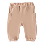 MINI BANDA pantalone tinta unita in camoscio Beige per Neonata 3A724 BEIGE MINI BANDA 
