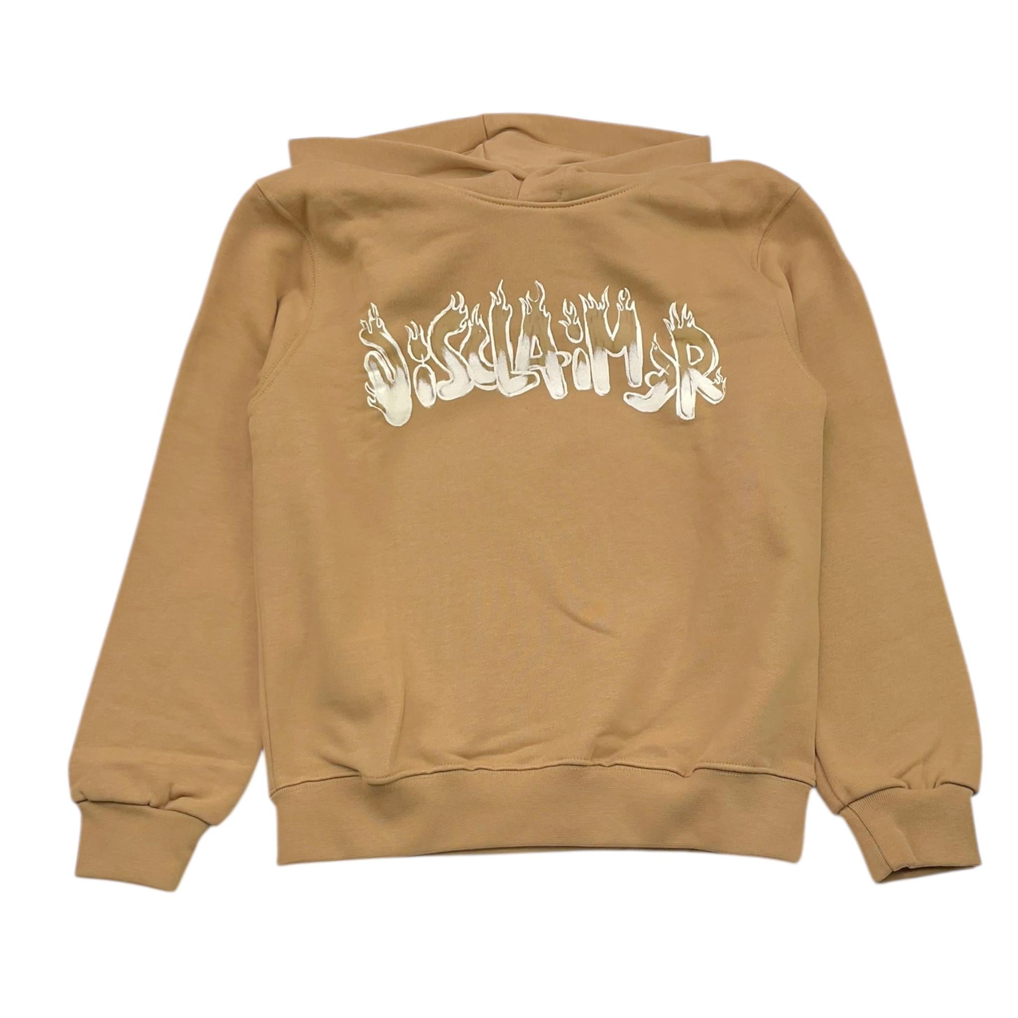 DISCLAIMER felpa tinta unita con cappuccio e stampa Biscotto per Bambino 24IDK58223 BISCOTTO DISCLAIMER 