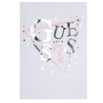 Guess T-Shirt Girocollo Tinta Unita con Logo per Neonata K5RI00K6YW4NXXX BIANCO GUESS 