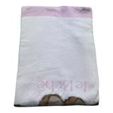 Le Bebe Copert A Tinta Unita con Ricamo per Neonata LBG6314 BIANCO LE BEBE 