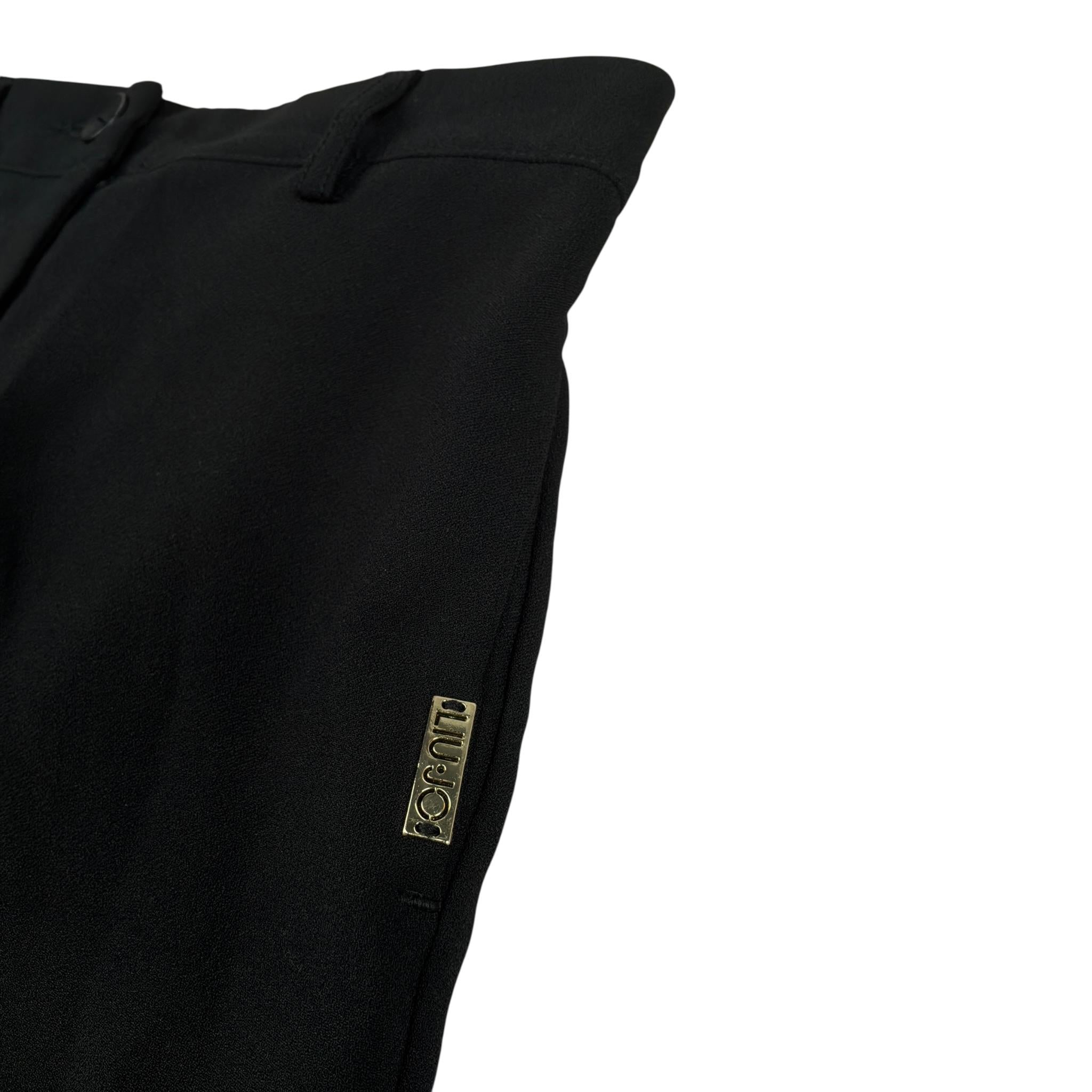 Liu Jo Pantalone Modello A Palazzo tinta unita Nero per Bambina GF3048N NERO LIU JO 