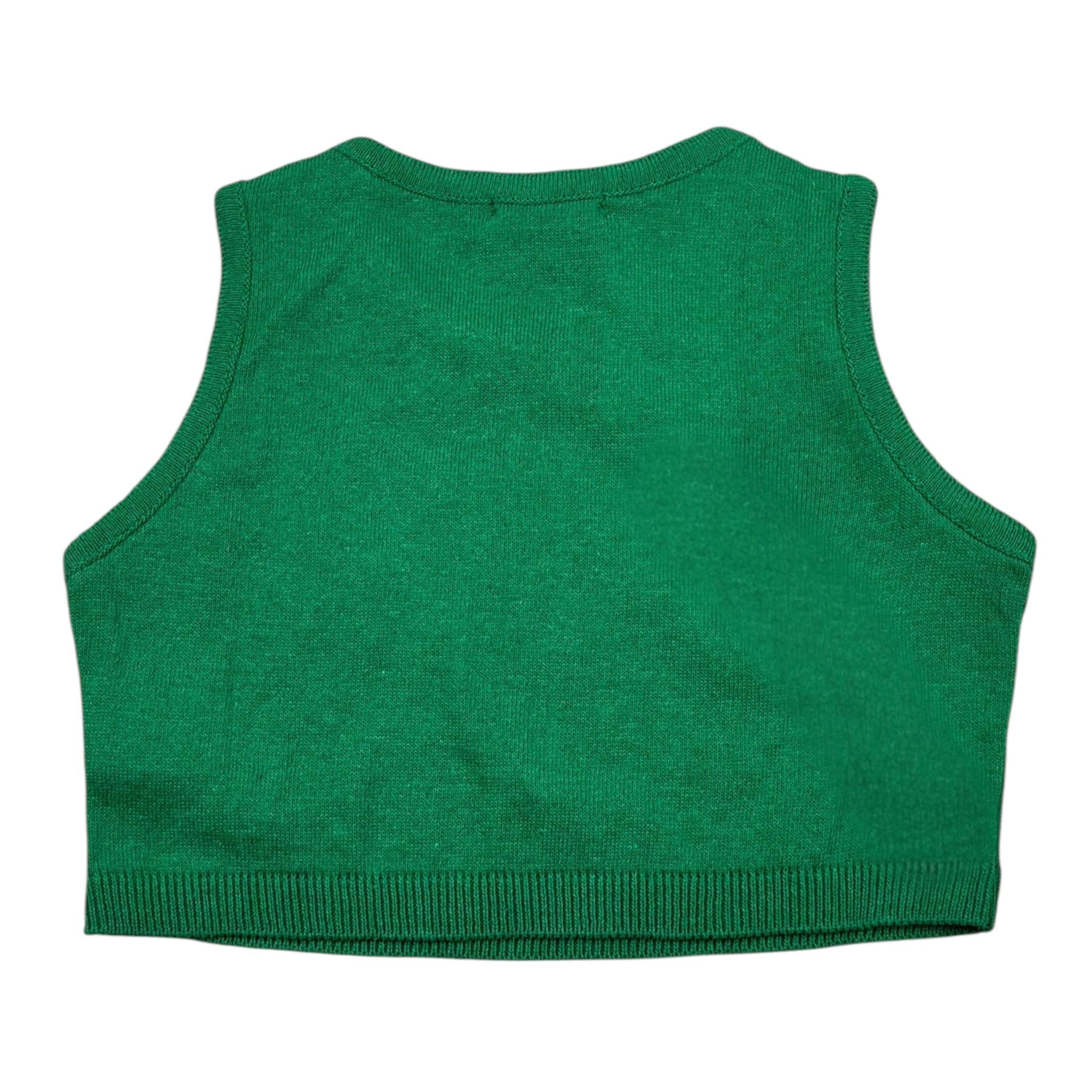 Gaelle Top Giromanica tinta unita Verde per Bambina 2746MWY00492 VERDE GAELLE 