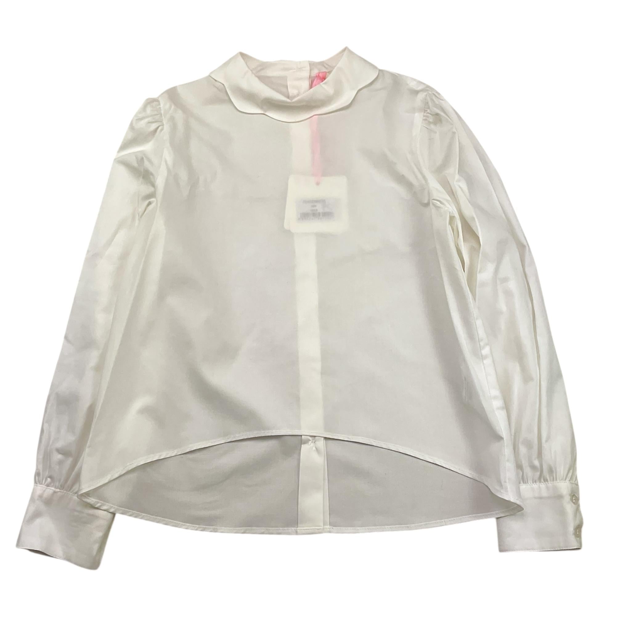 VICOLO camicia tinta unita con colletto Bianco per Bambina 3141C00070J BIANCO VICOLO 