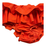 Mefui Costume Mutandina con Balza per Bambina FJ220051U ARANCIONE MEFUI 