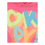 Billieblush Felpa Smanicata Tinta Unita con Cappuccio per Bambina U20846X ROSA FLUO BillIEBLUSH 