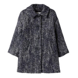 IL GUFO cappotto tinta unita con colletto e bottoni Blu per Bambino A24GP347W0063 BLU IL GUFO 