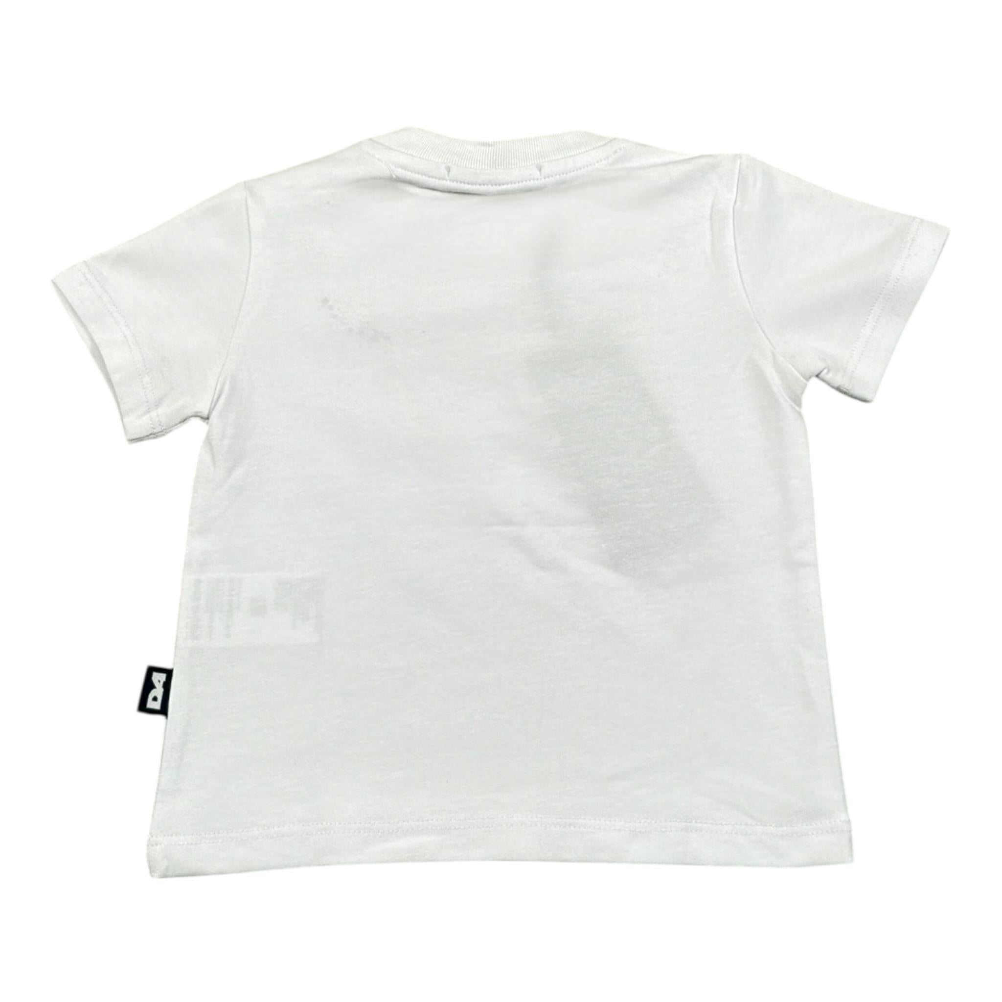 Daniele Alessandrini T-Shirt tinta unita con Stampa Bianco per Neonato 1296M00025 BIANCO DANIELE ALESSANDRINI 