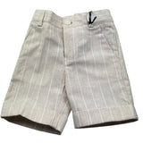 Manuel & Frank Bermuda Tinta Unita con Girovita Regolabile per Neonato MF2314BN BEIGE MANUEL & FRANK 