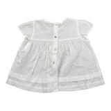 Zhoe & Tobiah Camicia Mezza Manica Tinta Unita per Neonata RTT11BN PANNA ZHOE & TOBIAH 