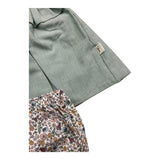 Teddy E Minou Compelto 2 Pezzi Camicia-Culotte Verde Per Neonata