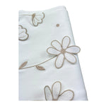 Le Bebe Coperta Tinta Unita con Ricami per Neonata LBG6307 BIANCO LE BEBE 