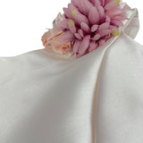 Monnalisa Abito Cerimonia Giromanica Tinta Unita per Bambina 71E900 ROSA MONNALISA 