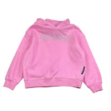 John Richmond Felpa Tinta Unita con Cappuccio E Brillantini per Bambina RGP26197FE ROSA JOHN RICHMOND 