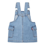 Levi'S Salopette Tinta Unita con Tasconi per Neonata 1EM257 AZZURRO LEVI'S 