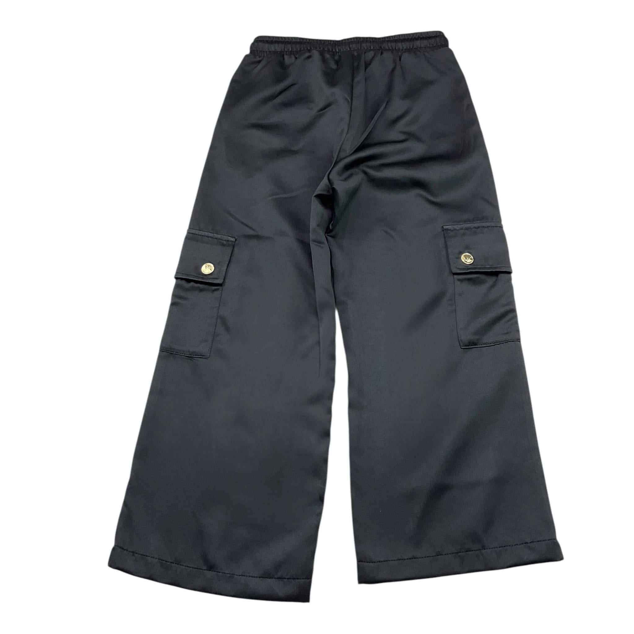 Michael Kors Pantalone Tinta Unita con Elastico In Vita per Bambina R30284 NERO MICHAEL KORS 