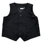 Name.It Gilet tinta unita Nero per Bambino 13132878 NERO NAME.IT 