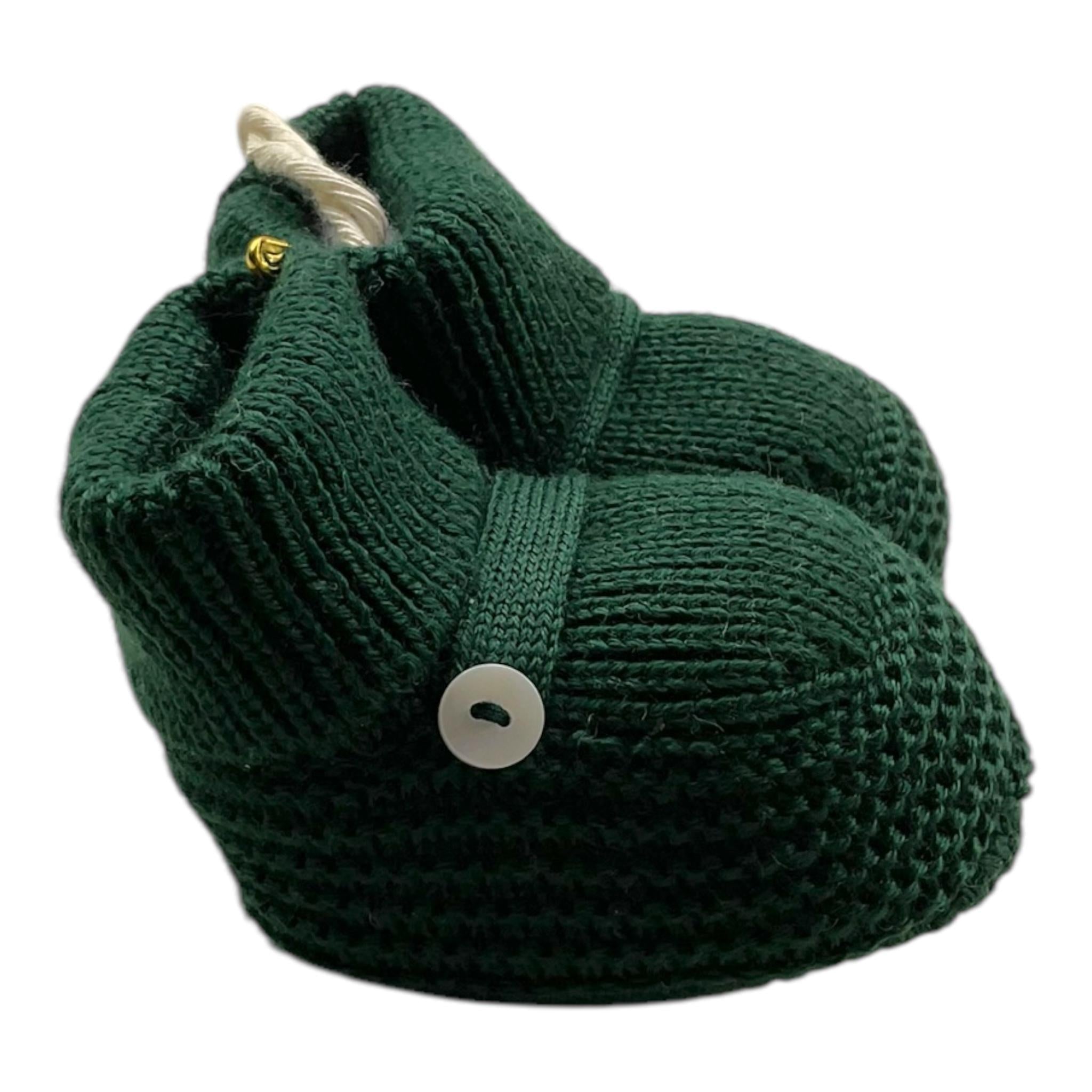 LITTLE BEAR babbucce tinta unita Verde per Neonato 9132 VERDE LITTLE BEAR 