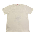 Saint Barth T-Shirt Girocollo Tinta Unita con Stampa Puffo per Bambino SMURF BIANCO SAINT BARTH 