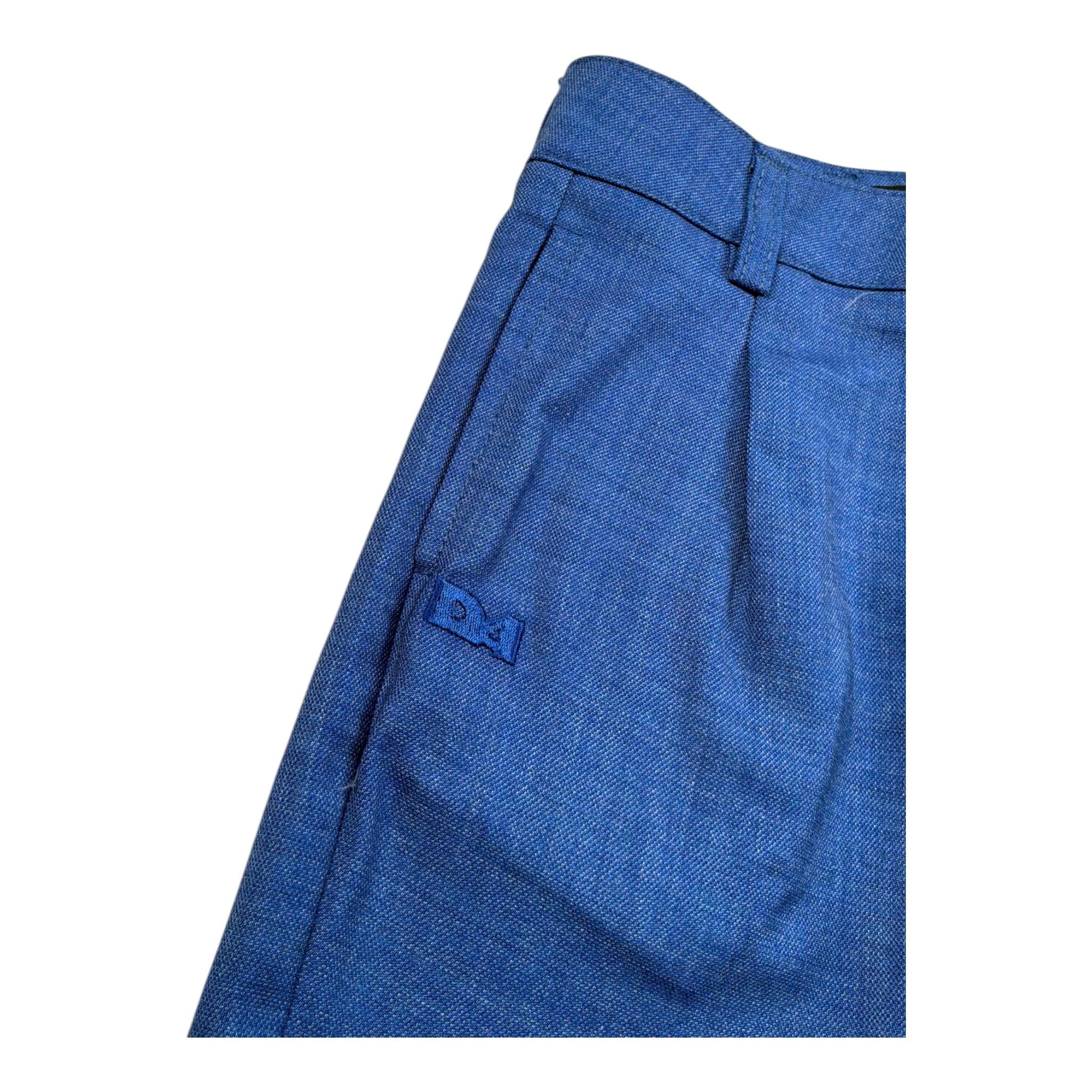 Daniele Alessandrini Bermuda Tinta Unita con Girovita Regolabile per Neonato 1296S00051N BLU DANIELE ALESSANDRINI 