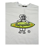 Refrigiwear T-Shirt Girocollo Tinta Unita con Stampa per Bambino RW431 BIANCO REFRIGIWEAR 