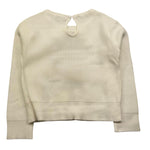 M+E' maglia girocollo tinta unita con fiocchi Panna per Bambina UE1471 PANNA M+E' 