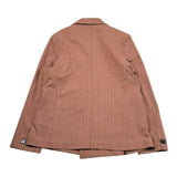 Paolo Pecora Giacca Tinta Unita con Fantasia A Righe per Bambino PP3924 MARRONE PAOLO PECORA 