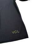 Vicolo T-Shirt Girocollo tinta unita con Logo Nero per Bambina 31460234 NERO VICOLO 