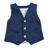 Emanuel Pris Gilet Tinta Unita per Bambino EPC2103B BLU EMANUEL PRIS 