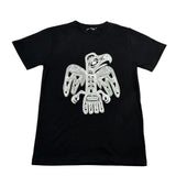 Never Too T-Shirt tinta unita con Stampa Nero per Bambino NT2336R NERO NEVER TOO 