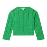 STELLA McCARTNEY maglia girocollo tinta unita Verde per Bambina TV9B60 VERDE STELLA McCARTNEY 