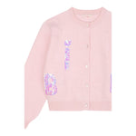 BillIEBLUSH cardigan tinta unita con paillettes Rosa per Bambina U20458 ROSA BillIEBLUSH 