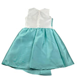 Jacques & Monique Abito Cerimonia Bicolore per Bambina 1296 BIANCO JACQUES & MONIQUE 