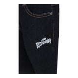 JOHN RICHMOND jeans tinta unita con stampa logo Blu per Bambino RBA24093JE BLU JOHN RICHMOND 