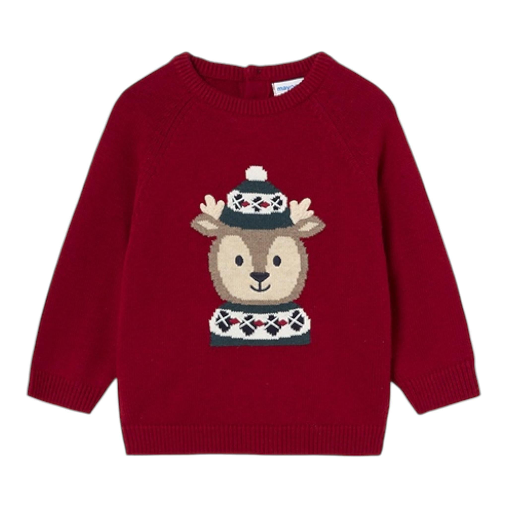 MAYORAL maglia tinta unita girocollo con stampa Rosso per Bambino 2310 ROSSO MAYORAL 