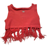 Fun & Fun Completo 2 Pezzi Top Tinta Unita con Frange-Gonna per Neonata FBTP01329X ARANCIONE FUN & FUN 