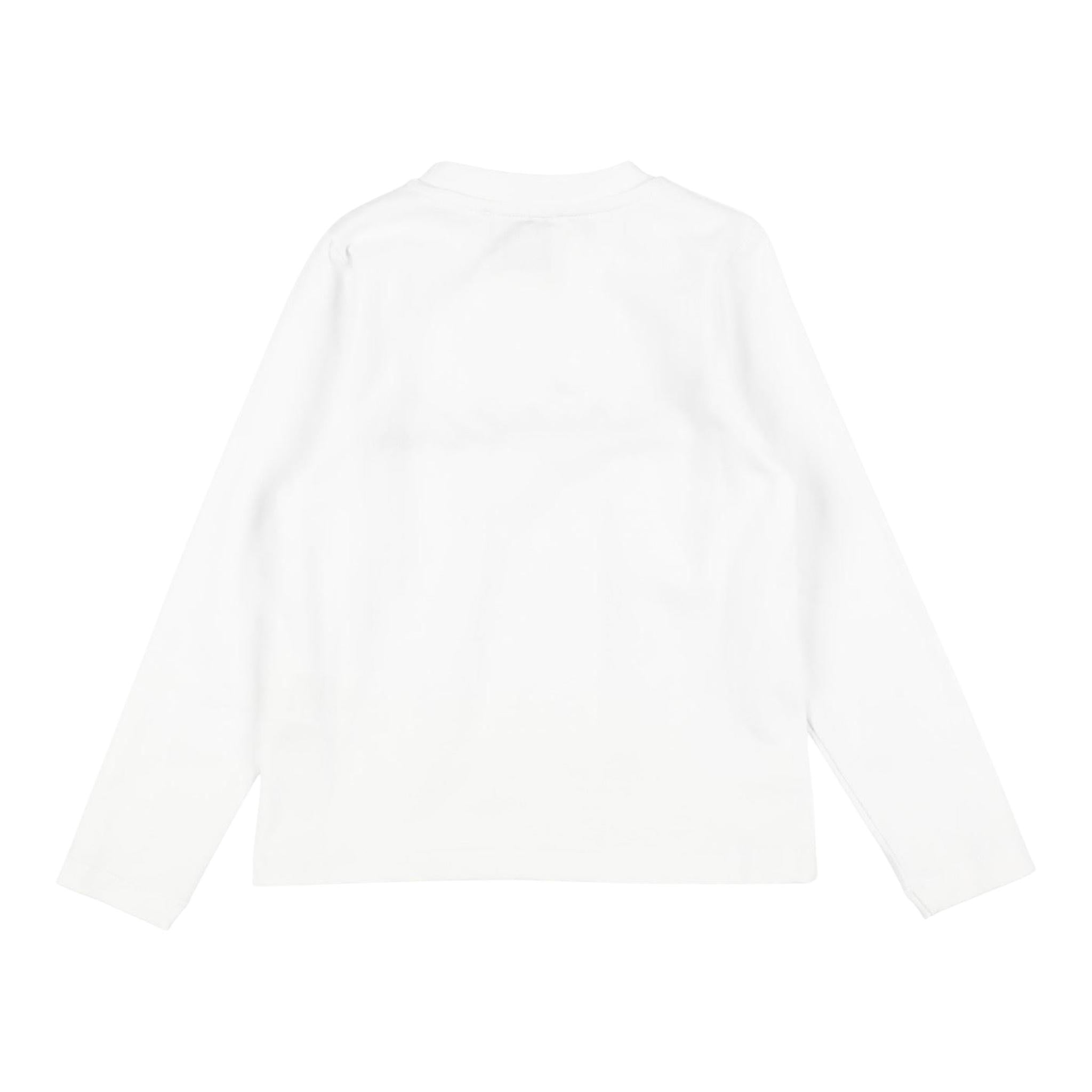 MARIUCCIA shirt girocollo tinta unita con stampa logo Bianco per Neonata MBFW23T617 BIANCO MARIUCCIA 