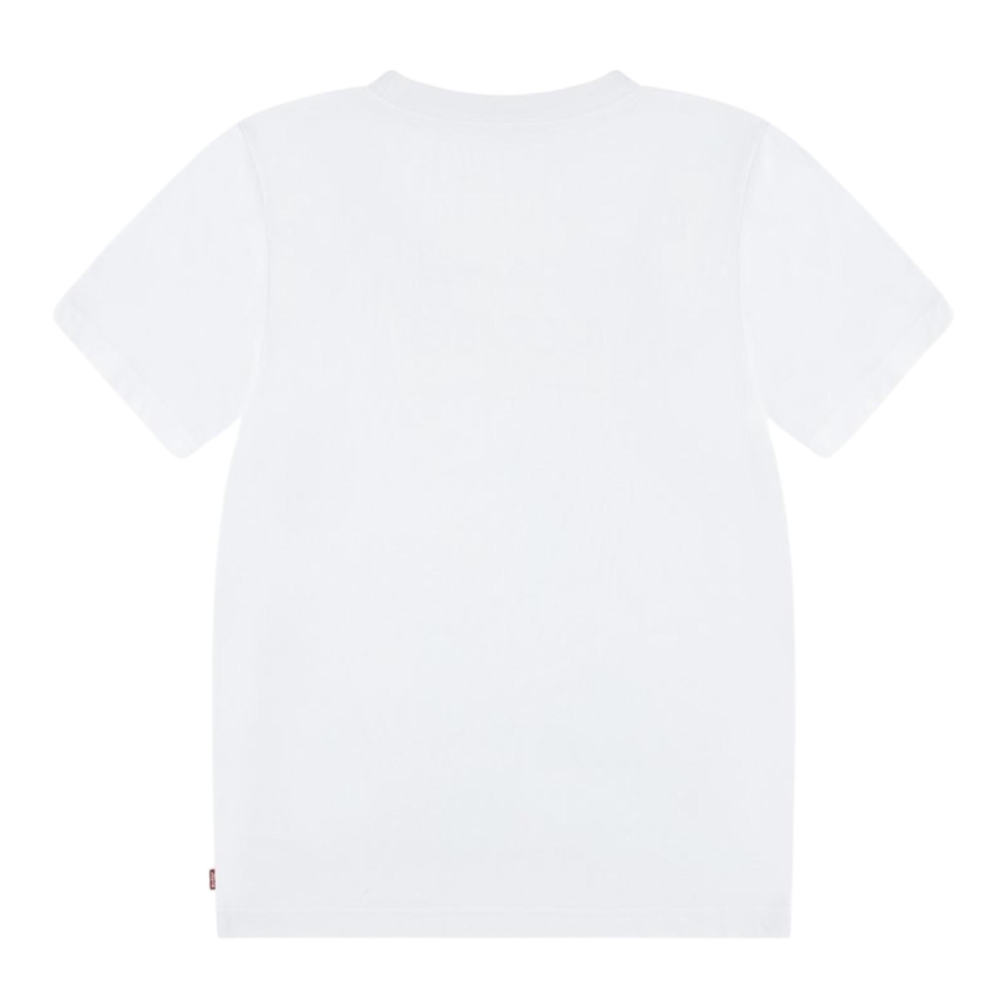 Levi'S T-Shirt Girocollo Tinta Unita con Logo per Bambino 9EM650 BIANCO LEVI'S 